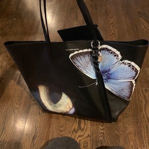 Alexander McQueen Cat Eye Butterfly tote